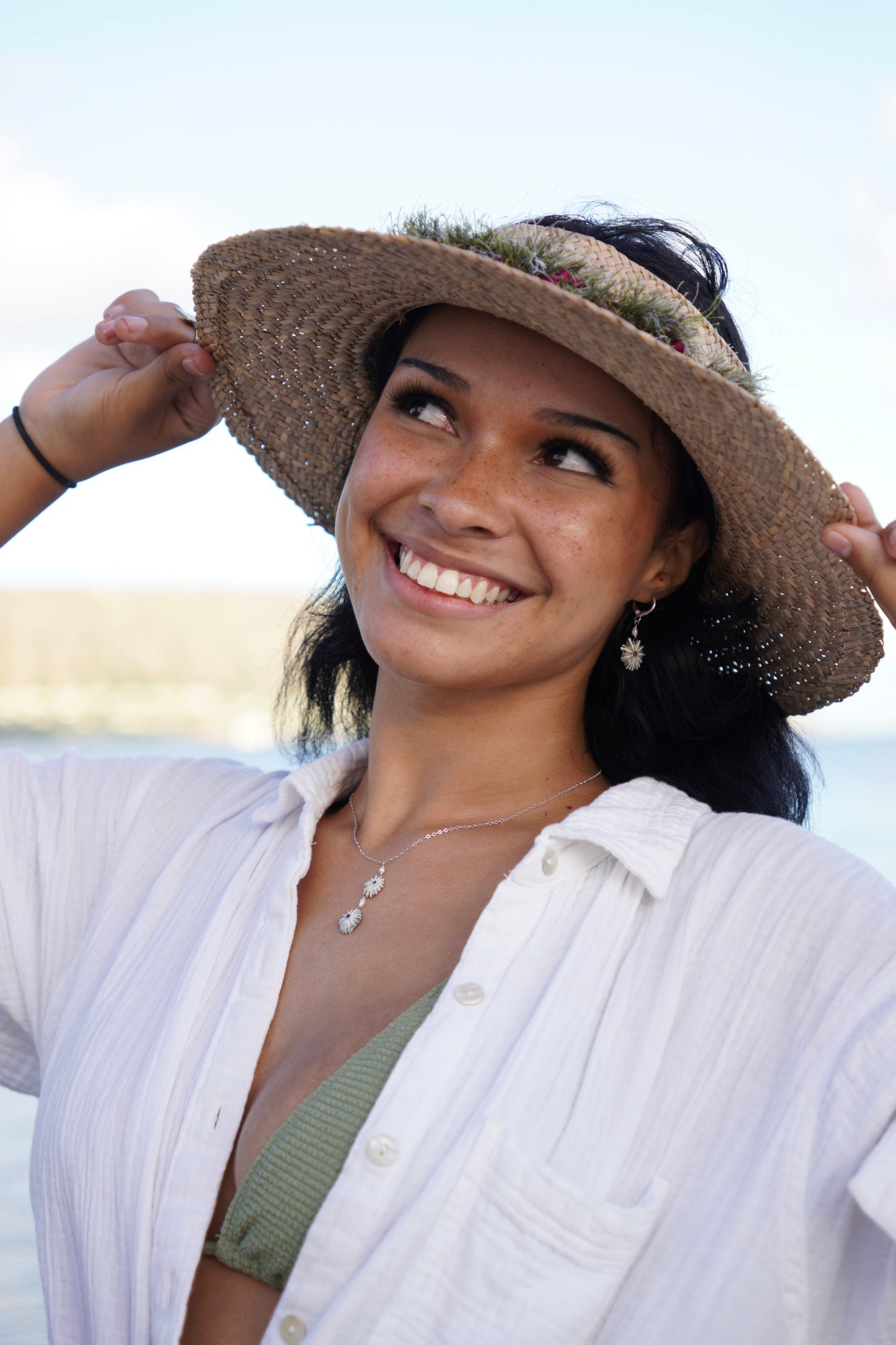 Double Trouble `Opihi `awa Necklace