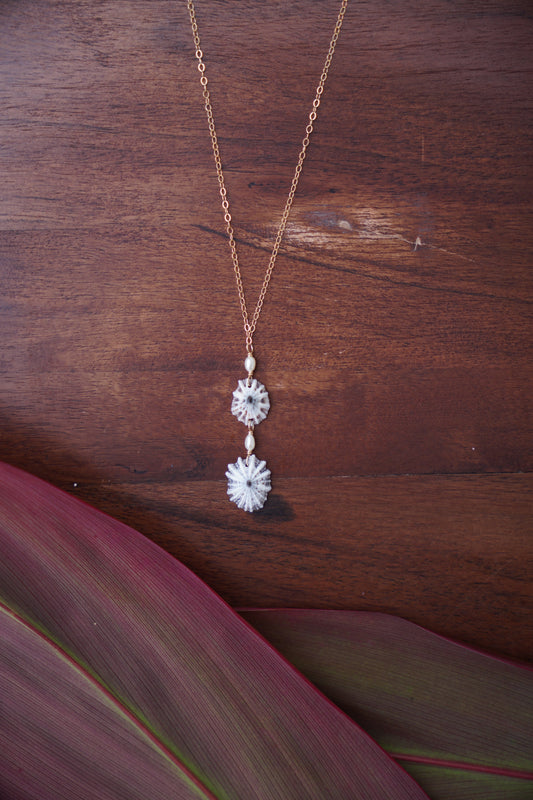 Double Trouble `Opihi `awa Necklace