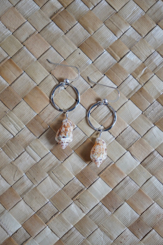 Spotted Stromb Earrings