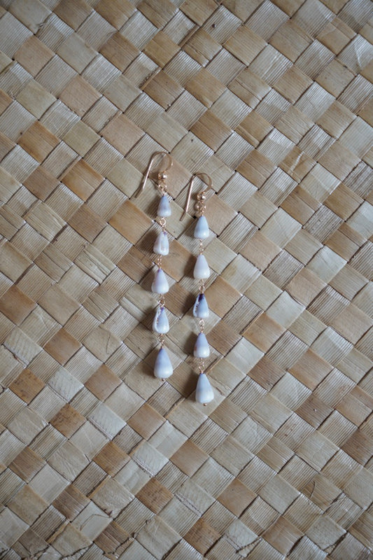 Long Dwarf Cone Earrings