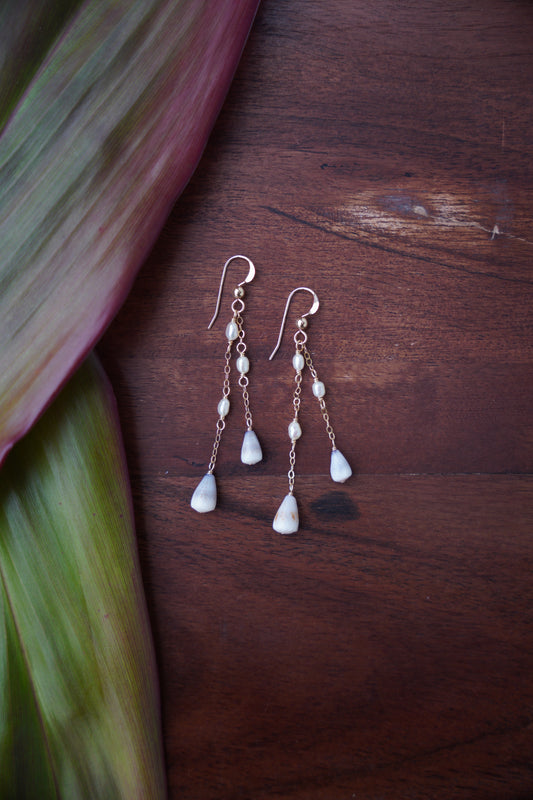 Dwarf Cone Drop Earrings