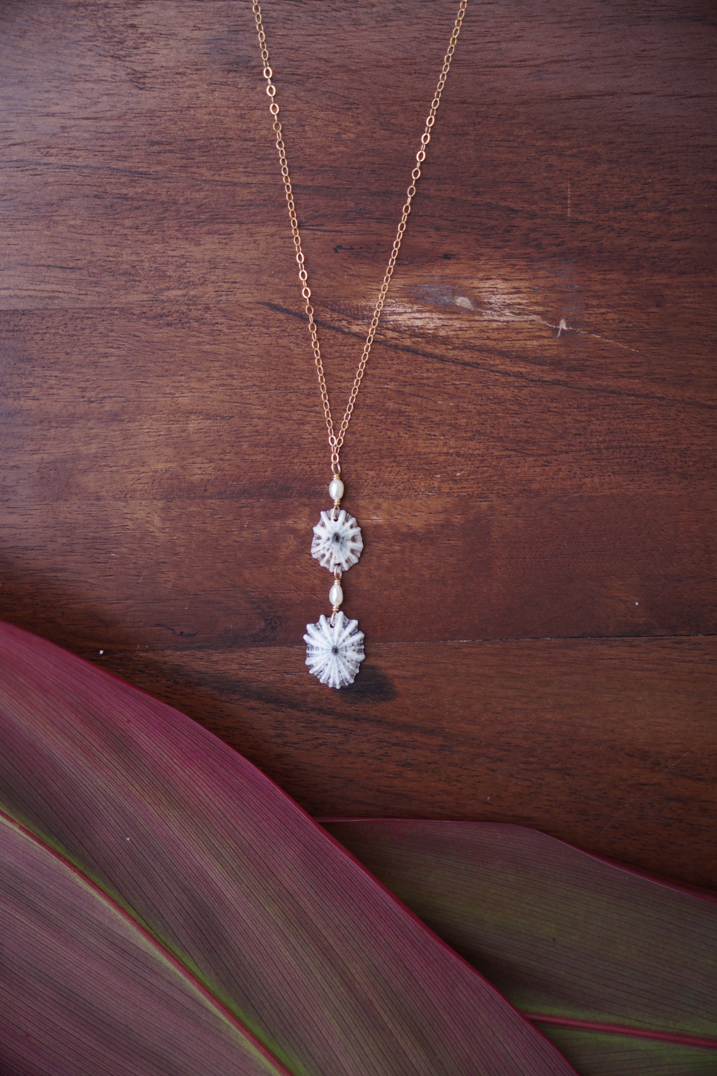 Double Trouble `Opihi `awa Necklace