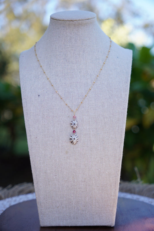 Double Trouble Valentine's Day Necklace