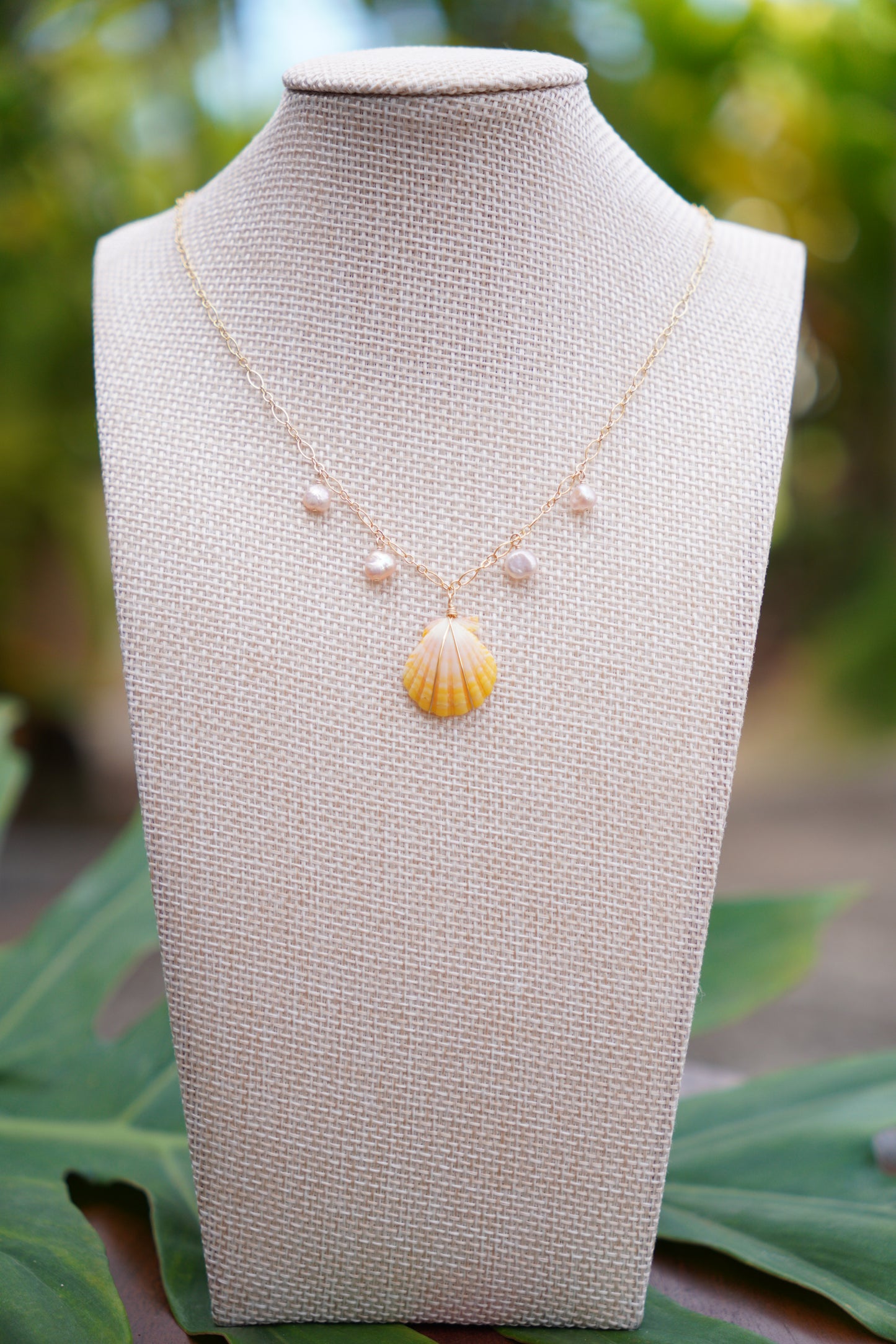 Champagne Shell Necklaces
