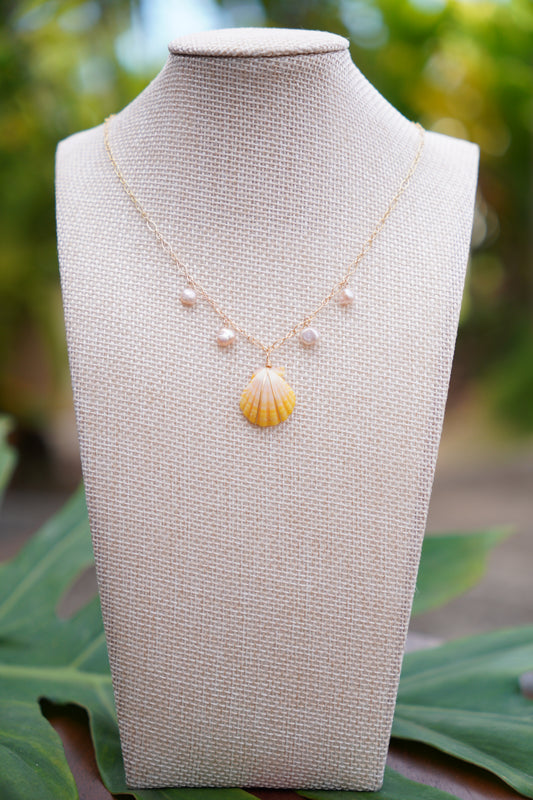 Champagne Shell Necklaces