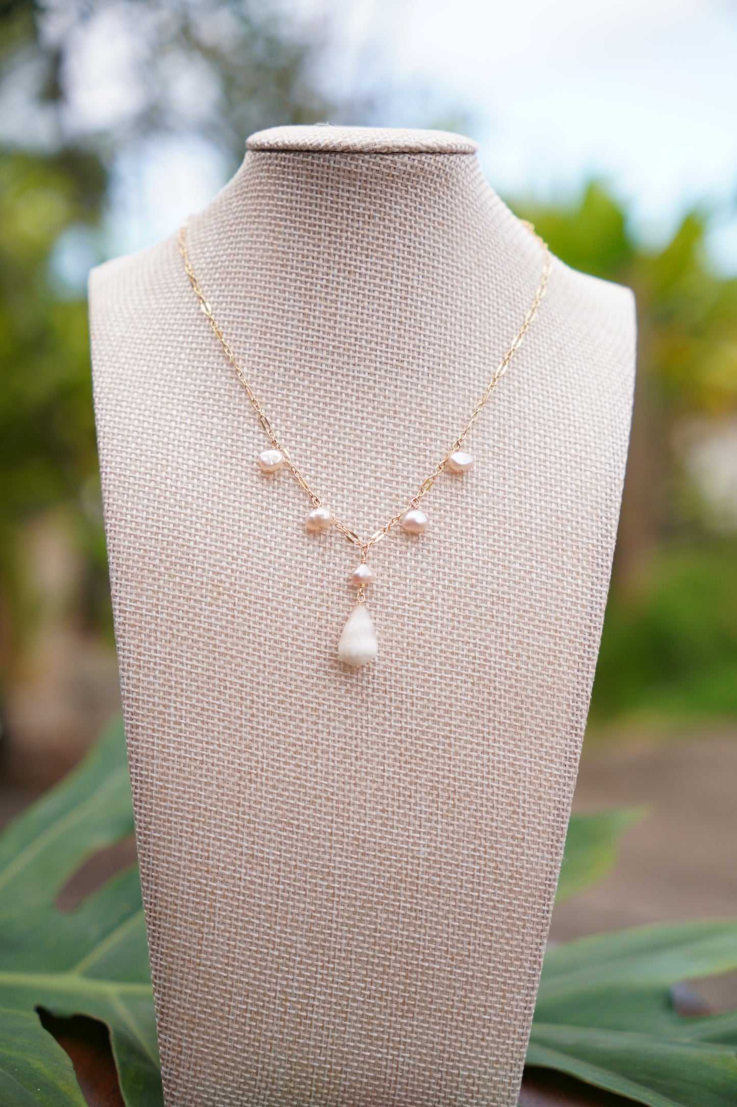 Champagne Shell Necklaces