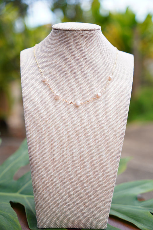 Pink Pearl Choker